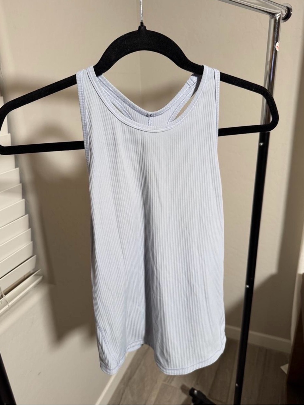 lululemon athletica Light Blue Ribbed Tank - Women